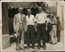 1937 Press Photo W.A. Abbott, John Emerick, George Hammel - nef47650 picture