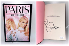 PARIS HILTON Hand Signed PARIS THE MEMOIR Book AUTHENTIC Autograph JSA COA Cert picture
