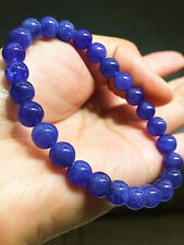 7mm Natural Tanzania Tanzanite Blue Zoisite Gemstone Beads Bracelet AAA picture