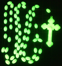Vintage Glow In The Dark UV Reactive Rosary 28