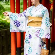 Flower Miffy Yukata Hydrangea Summer Kimono Japan New picture