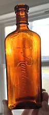 NICE AMBER COLORED RAWLEIGH'S MEDICINE BOTTLE 1910'S ERA CLEAN L@@K picture