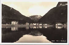 Norway Vik Eidfjord Vintage RPPC C064 picture