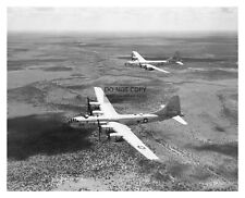 BOEING B-29A-BN SUPERFORTRESS AND B-29 OVER LAREDO TEXAS 1945 8X10 PHOTO picture