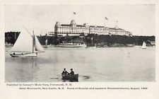 Hotel Wentworth New Castle N.H. Home Russian and Japanese diplomats postcard 3.9 picture