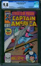 Captain America #373 ⭐ CGC 9.8 ⭐ Black Widow Kingpin Bullseye Marvel Comic 1990 picture