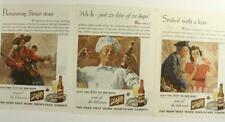 Vintage Lot Advertising Paper Magazine Beer Schlitz Milwaukee 1943-44 WWII Era picture