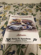 1992 Santa Fe A Speedway NASCAR Winston Racing Series Program picture