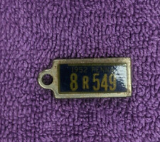 Vintage 1952 Pennsylvania DAV Tag Mini License Plate Key Chain Tag 8R549 picture