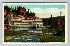 Evergreen CO-Colorado, Troutdale Hotel Resort, Bear Creek Canon Vintage Postcard picture