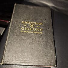 Vintage Holy Bible Placed In The Room By The Gideons (Self Pronouncing) picture