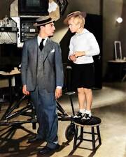 Buster Keaton & Jackie Cooper 8x10 RARE COLOR Photo 700 picture