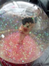 Vintage 1997 Betty Boop Musical Snow Globe King Features Music Box Co. Hearts picture
