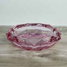 Vintage Viking Glass Epic Diamond Point Thistle Pink 8.5