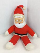 Vintage Santa 1950s Santa Claus Stuffed Rubber Face Doll 13
