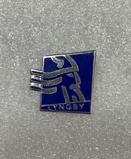 Rare pin badge DENMARK FOOTBALL CLUB LYNGBY BOLDCLUB enamel picture
