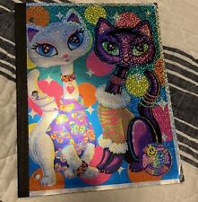Vintage Lisa Frank Holographic Roxy & Rollie Cat Notebook Read Description picture