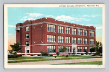 1930'S. ASHLAND, WIS. LATIMER MANUAL ARTS SCHOOL. POSTCARD. SC34 picture