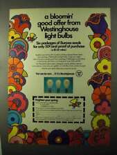 1971 Westinghouse Light Bulbs Ad - Bloomin' Good Offer picture