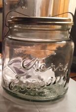 ANTIQUE KERR ECONOMY TRADEMARK  JAR, PINT -W/ LID AND CLAMP  picture