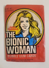 1976 Donruss The Bionic Woman - New Factory Sealed Wax Pack With Gum / RARE  picture