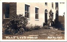 RPPC Buckland MA Mary Lyon House WWII Message photo postcard IQ11 picture
