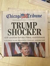 Chicago Tribune Election Nov 9 2016 Trump Shocker picture