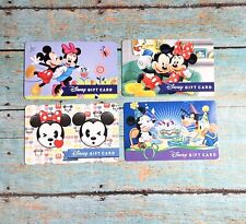 Disney Lot of 4 Disney Gift Cards (No Cash Value) Reusable•PreOwned picture