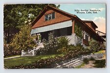 Postcard Indiana Winona Lake IN Billy Sunday Home Residence 1910s Unposted picture