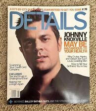June/July 2002 Details Magazine - Johnny Knoxville JackAss Movie MTV Stunt Show picture