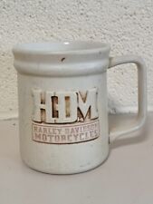 Vintage Harley Davidson Motorcycles Creme Colored Coffee Mug picture