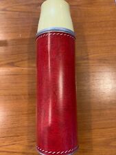 Vintage Red Thermos American made Metal 10