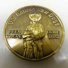 OLD RETIRED LAW DOGS LOWNDES CO RETIRED LAW DIG CHALLENGE COIN picture