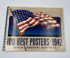 100 Best Posters 1942 Outdoor Advertising Incorporated RARE Vintage Graphics picture