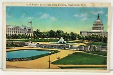 Postcard Washington D.C. Capitol & Senate Office Building 1936 Posted Stamp PC picture