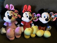 disney plush lot brand new mickey and minnie mouse plushies picture