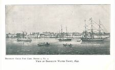Brooklyn Eagle Brooklyn Water Front 1840 UNUSED 1905 NYC  picture