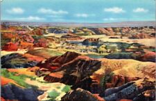 AZ Arizona The Painted Desert Antique Vintage Linen Postcard Unposted V1 picture