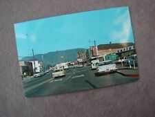 Vtg 1965 Brookings Oregon Main Street Cars Postcard picture