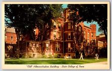 Postcard Cedar Falls Iowa Old Administration Building State College Building picture