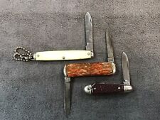 Miniature Pocket Knives Folding Knife Keychain Lot Vintage Estate picture
