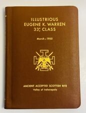 Ancient Accepted Scottish Rite Indianapolis Indiana 1955 Class Directory Masonic picture