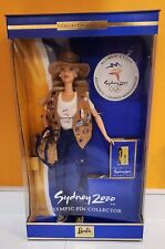 NRFB Mattel SYDNEY AUSTRALIA 2000 OLYMPIC PIN Collector Barbie Doll #25644 picture