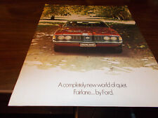 1972 Ford/Australia Fairlane 16-page Sales Catalog picture