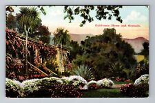 CA-California, Home & Grounds, Floral, Vintage Postcard picture
