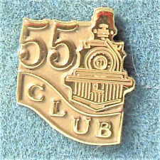 🚂 VTG. Locomotive Train 55 CLUB 24K GP award tie pin By: Terryberry picture