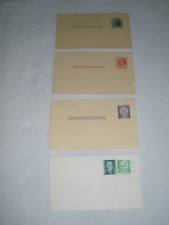 Vintage Prestamped Blank Postcards USPS 1, 2, 3 ,5-Cent + 1-Cent Jefferson Stamp picture