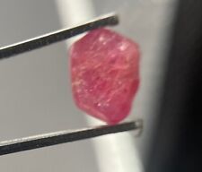 2.15 carat pink red Missouri River Montana Sapphire - translucent - unheated picture