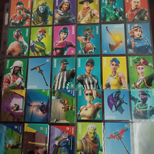 2019 Panini Fortnite Trading Card Lot of 64 Rare Outfit Weapons Harvesting Tool picture
