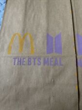 BTS McDonalds Paper Bag NEW picture